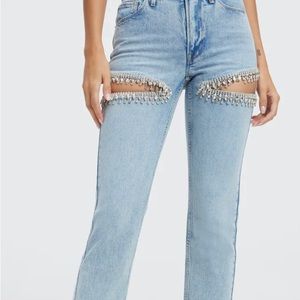 NWT Good American Diamond Life Cutout Jeans size 4